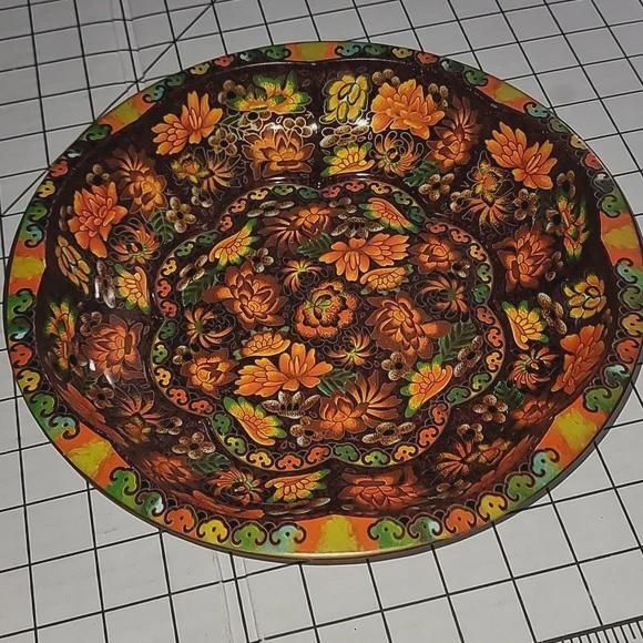 Vintage “Daher Decorated Ware” Round Metal Tin Bowl - Picture 3 of 10